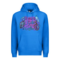 True Royal Fueled by crystals and coffee halloween Premium Hoodie - NancyCooperArtShop