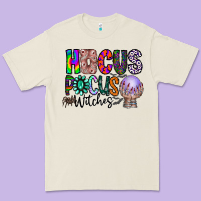 Hocus Pocus Witches Premium Tee Designed By Cowhidedigitalart