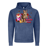 Vintage Denim i meow you Vintage Hoodie - AdoDesignShop
