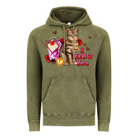 Vintage Olive i meow you Vintage Hoodie - AdoDesignShop
