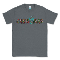 Charcoal Heather christmas cross Classic Tee - AdoDesignShop