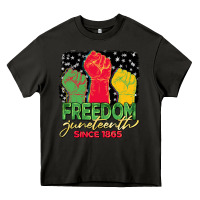 Asphalt freedom juneteenth since 1865 Heavy Core Tee - BarkalooDesign