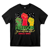 Black freedom juneteenth since 1865 Heavy Core Tee - BarkalooDesign