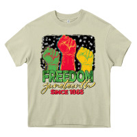 Mossy freedom juneteenth since 1865 Heavy Core Tee - BarkalooDesign