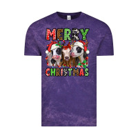 Cloud Purple merry christmas heifers Vintage Tee - Jasminsmagicworld