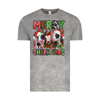 Cloud Rock merry christmas heifers Vintage Tee - Jasminsmagicworld