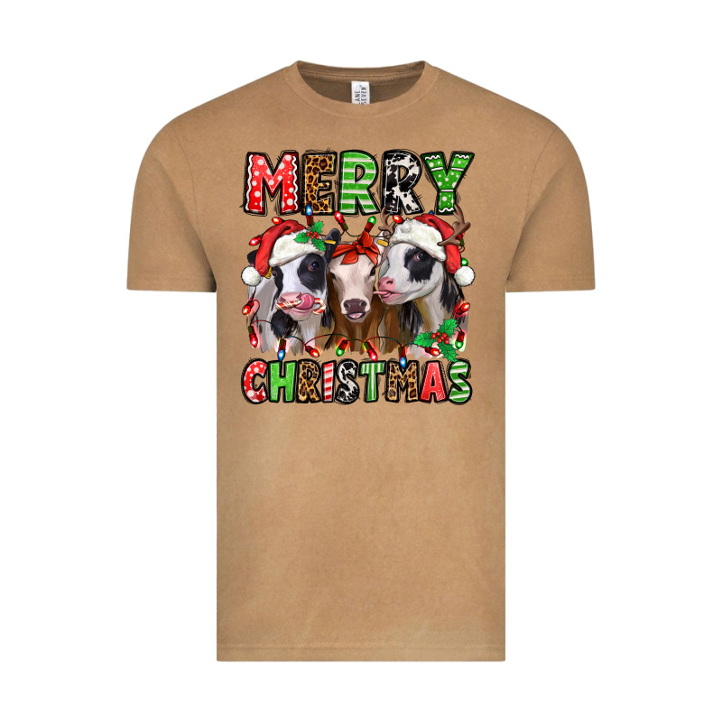 Merry Christmas Heifers Vintage Tee by Jasminsmagicworld | Teevron