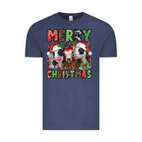 Vintage Denim merry christmas heifers Vintage Tee - Jasminsmagicworld