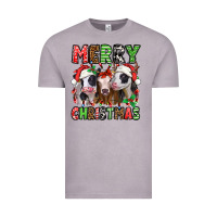 Vintage Zinc merry christmas heifers Vintage Tee - Jasminsmagicworld