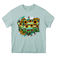 Arona washingTon State Map Heavy Core Tee - RanaPortraitStore
