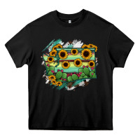 Black washingTon State Map Heavy Core Tee - RanaPortraitStore