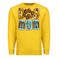 Lemon Dog Mom with Paw Premium Sweatshirt - texasbilliewilder