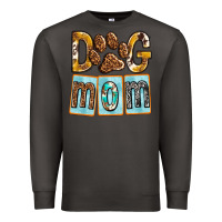 Smoke Dog Mom with Paw Premium Sweatshirt - texasbilliewilder