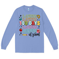 Colony Blue 100 days of school Long Sleeve Tee - MaliasSmallBusiness