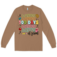 Toasted Coconut 100 days of school Long Sleeve Tee - MaliasSmallBusiness