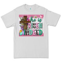 Dove Grey he is risen indeed tumbler Premium Tee - Neo Western