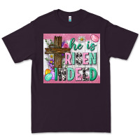 Plum he is risen indeed tumbler Premium Tee - Neo Western