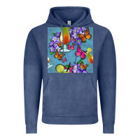 Butterfly Cocktail Vintage Hoodie | Teevron