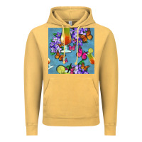 Vintage Mustard butterfly cocktail Vintage Hoodie - BundleAndBundleShop