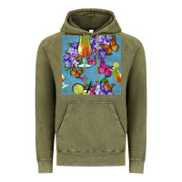 Vintage Olive butterfly cocktail Vintage Hoodie - BundleAndBundleShop