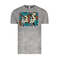 Cloud Rock gemstone leopard cowhide brushstroke Vintage Tee - AdoDesignShop