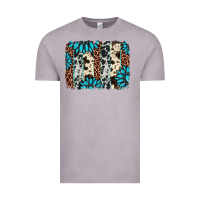 Vintage Zinc gemstone leopard cowhide brushstroke Vintage Tee - AdoDesignShop