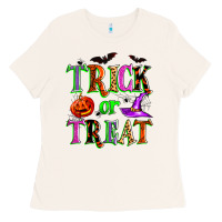 Bone trick or treat Ladies Tee - Zillion Design Studio