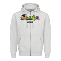 Dove Grey senior 2023 halloween Zipper Hoodie - BundleAndBundleShop