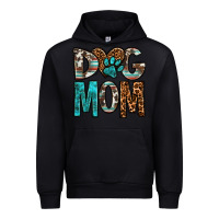 Black dog mom Urban Hoodie - OliviaCreatesArt