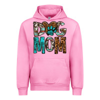 Fuchsia Pink dog mom Urban Hoodie - OliviaCreatesArt
