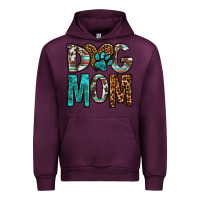 Mauve Wine dog mom Urban Hoodie - OliviaCreatesArt