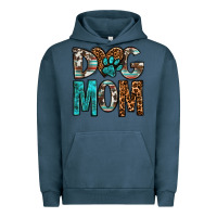Pigment Midnight Navy dog mom Urban Hoodie - OliviaCreatesArt