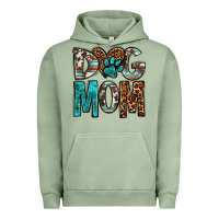 Pigment Oil Green dog mom Urban Hoodie - OliviaCreatesArt