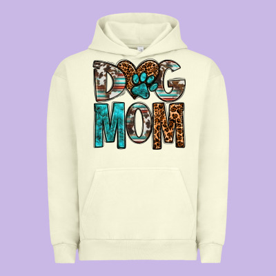 Dog Mom Urban Hoodie Designed By Oliviacreatesart