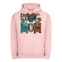Pigment Salmon dog mom Urban Hoodie - OliviaCreatesArt