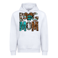 White dog mom Urban Hoodie - OliviaCreatesArt
