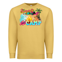 Antique Gold summer camp Premium Sweatshirt - NancyCooperArtShop