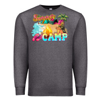 Charcoal Heather summer camp Premium Sweatshirt - NancyCooperArtShop