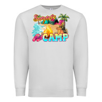 Dove Grey summer camp Premium Sweatshirt - NancyCooperArtShop