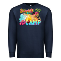 Navy summer camp Premium Sweatshirt - NancyCooperArtShop