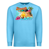 Ocean Blue summer camp Premium Sweatshirt - NancyCooperArtShop