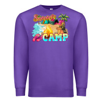 Purple summer camp Premium Sweatshirt - NancyCooperArtShop