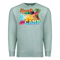 Seafoam summer camp Premium Sweatshirt - NancyCooperArtShop