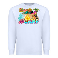 White summer camp Premium Sweatshirt - NancyCooperArtShop