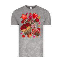 Cloud Rock valentines day skeleton Vintage Tee - NancyCooperArtShop
