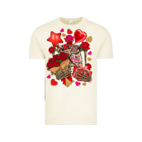 Vintage Arctic valentines day skeleton Vintage Tee - NancyCooperArtShop