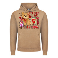 Vintage Coffee give you self love Vintage Hoodie - AdoDesignShop