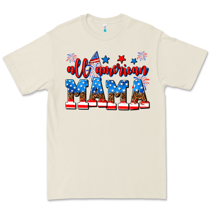 All American Mama Premium Tee by AdoDesignShop | Teevron