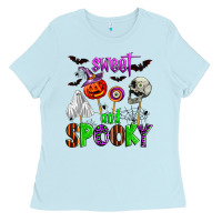 Baby Blue sweet and spooky Ladies Tee - Zillion Design Studio