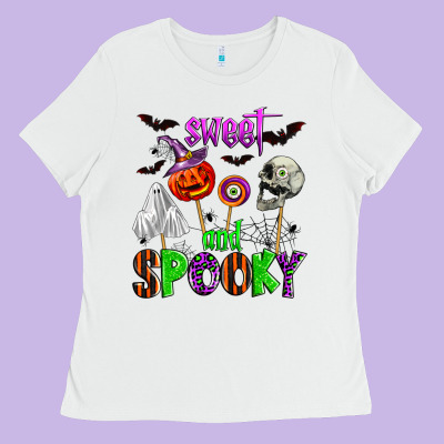 Sweet And Spooky Ladies Tee Designed By Zillion Design Studio
